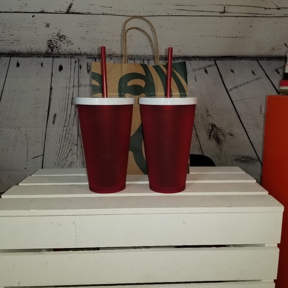 Nwt xmas Starbucks tumbler lot - Picture 4 of 4